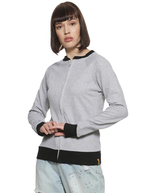 raglan sleeved solid jacket - 16746467 - Very Small Image - 1