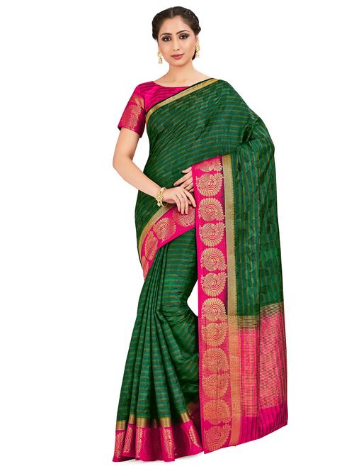 self design kanjivaram saree - 16750706 - Very Small Image - 1
