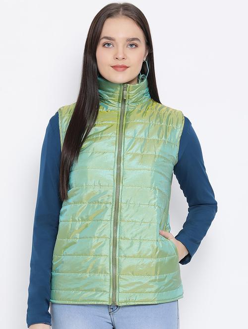 turtle neck solid jacket - 16750744 - Very Small Image - 1