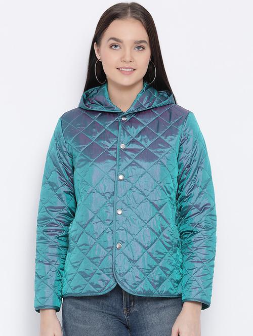hooded neck quilted jacket - 16750761 - Very Small Image - 1