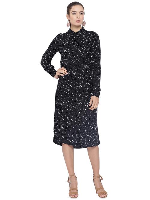 long sleeved printed shirt dress - 16750808 - Very Small Image - 1