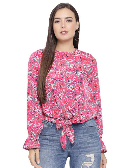 tie font paisley top - 16750901 - Very Small Image - 1