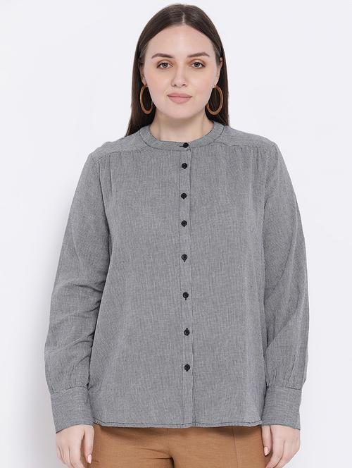 long sleeved checkered shirt - 16750981 - Very Small Image - 1