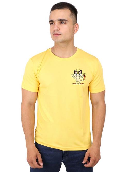 yellow chest printed t-shirt - 16752357 - Very Small Image - 1
