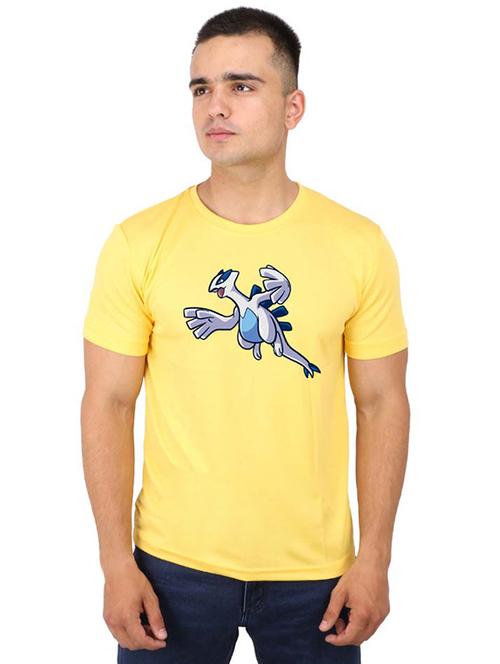 yellow chest printed t-shirt - 16752370 - Very Small Image - 1