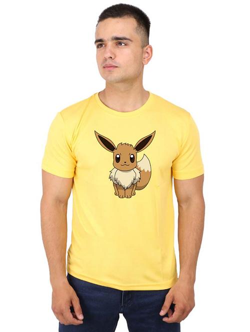 yellow chest printed t-shirt - 16752406 - Very Small Image - 1