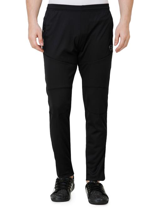 black solid full length track pant - 16752611 - Very Small Image - 1