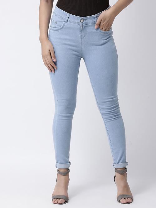 high rise denim jeans - 16753534 - Very Small Image - 1