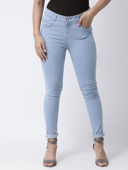 high rise denim jeans - 16753535 - Very Small Image - 1