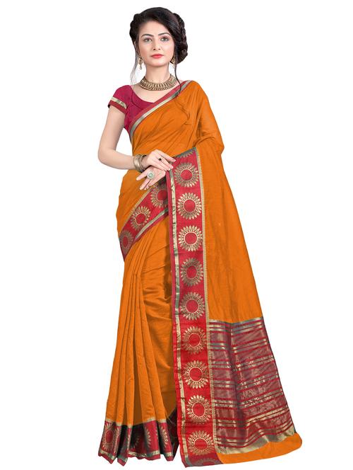 self-design gadwal saree with blouse - 16753649 - Very Small Image - 1