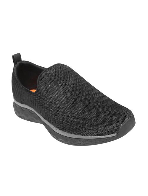 black mesh slipon sport shoes - 16753894 - Very Small Image - 1