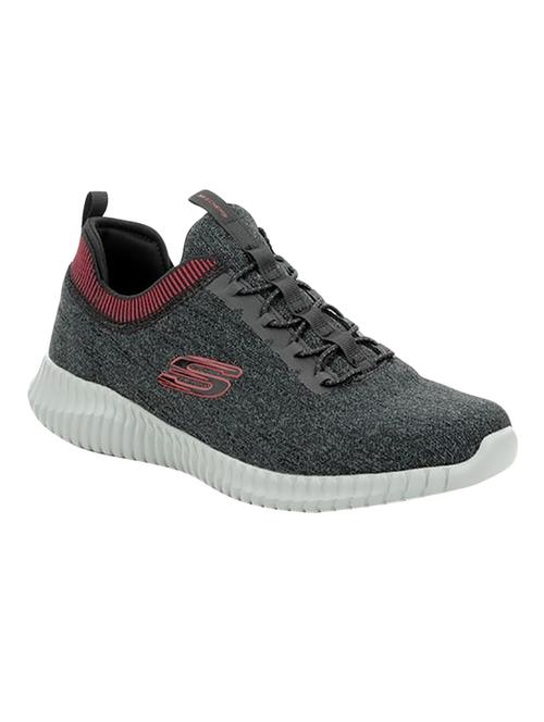 grey fabric lace up sport shoes - 16754027 - Very Small Image - 1