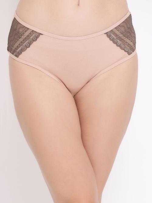 low rise contrast lace detail hipster panty - 16754164 - Very Small Image - 1