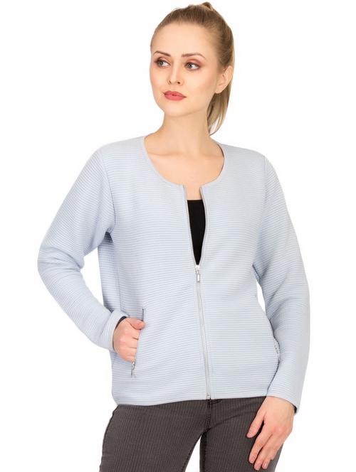 pocket detail zip up wool jacket - 16754300 - Very Small Image - 1