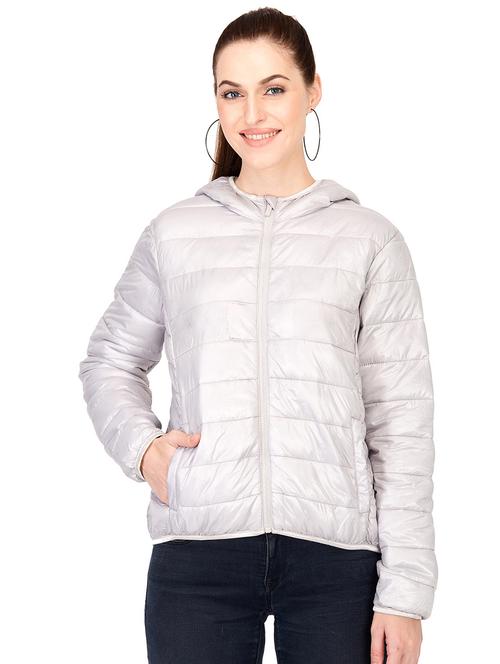 hooded neck quilted jacket - 16754314 - Very Small Image - 1