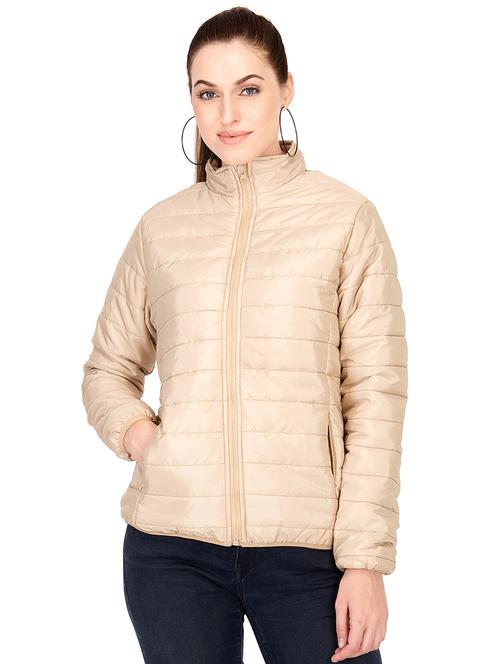 turtle neck quilted polyester jacket - 16754317 - Very Small Image - 1