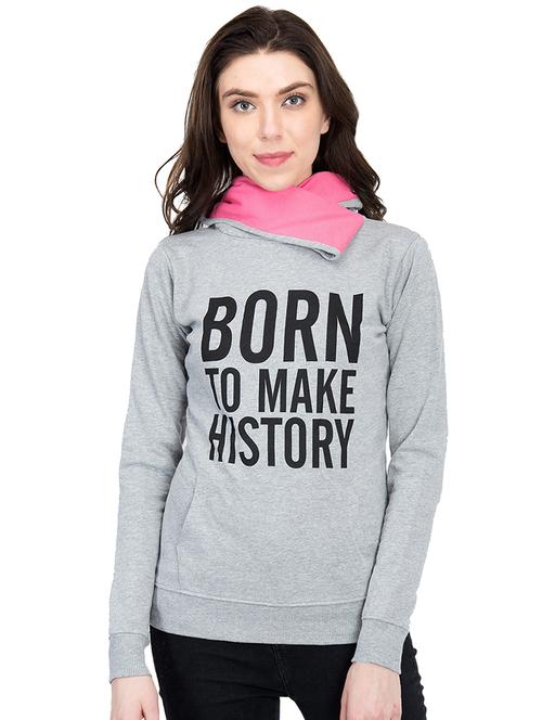 hooded neck quirky sweatshirt - 16754337 - Very Small Image - 1
