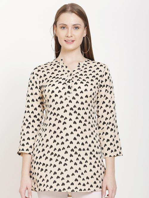 mandarin neck quirky tunic - 16754531 - Very Small Image - 1