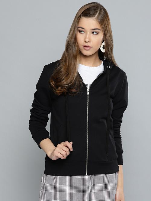 hooded neck zip up jacket - 16755862 - Very Small Image - 1
