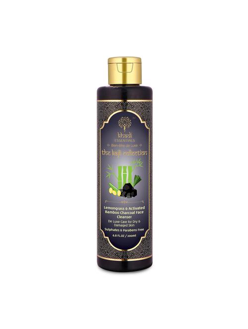 the kajli collection lemongrass & activated bamboo charcoal face cleanser - 16756074 - Very Small Image - 1