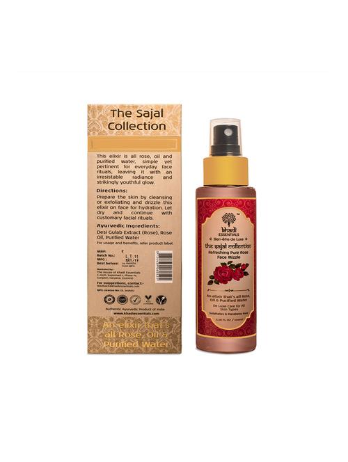 the sajal collection refreshing pure rose face mizzle-an elixir that's all rose, oil & purified water - 16756078 - Very Small Image - 1