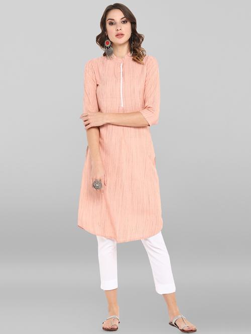 solid straight kurta - 16756507 - Very Small Image - 1