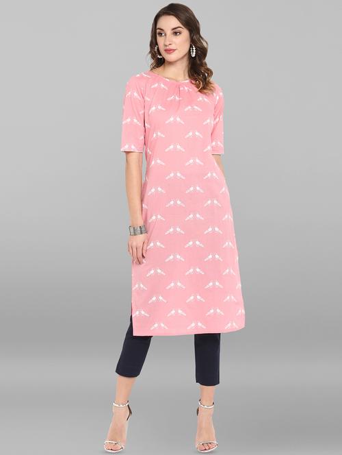 women's straight kurta - 16756535 - Very Small Image - 1