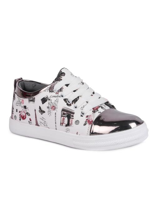 white lace-up sneakers - 16757100 - Very Small Image - 1
