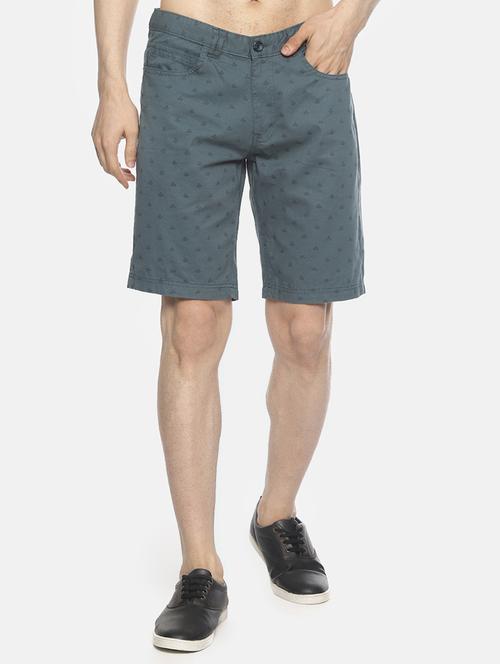 grey printed bermuda shorts - 16762309 - Very Small Image - 1
