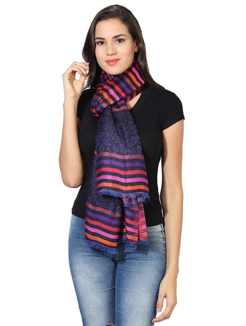 pink silk blend stole - 16762781 - Very Small Image - 1