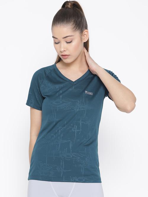 v neck short sleeved tee - 16763033 - Very Small Image - 1