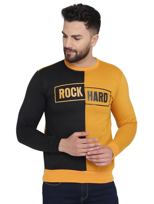 yellow chest printed sweatshirt - 16763223 - Very Small Image - 1