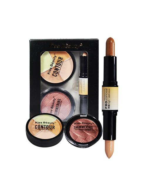 kiss beauty face 3in1 contour kit - 16763450 - Very Small Image - 1