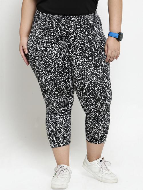 high rise plus sports capri - 16763466 - Very Small Image - 1