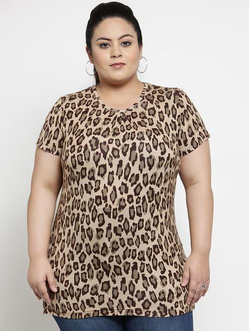 round neck animal tee - 16763590 - Very Small Image - 1