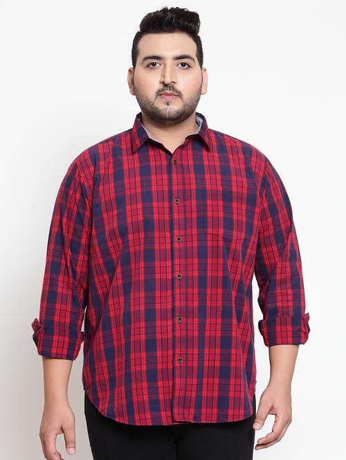red checkered casual shirt - 16763622 - Very Small Image - 1