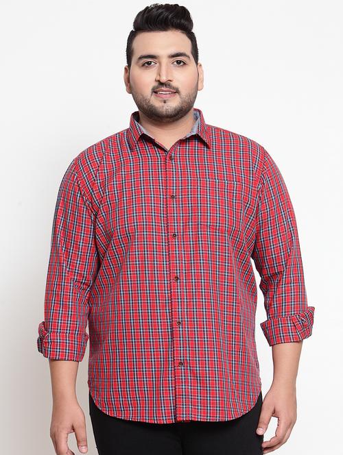 red checkered casual shirt - 16763623 - Very Small Image - 1