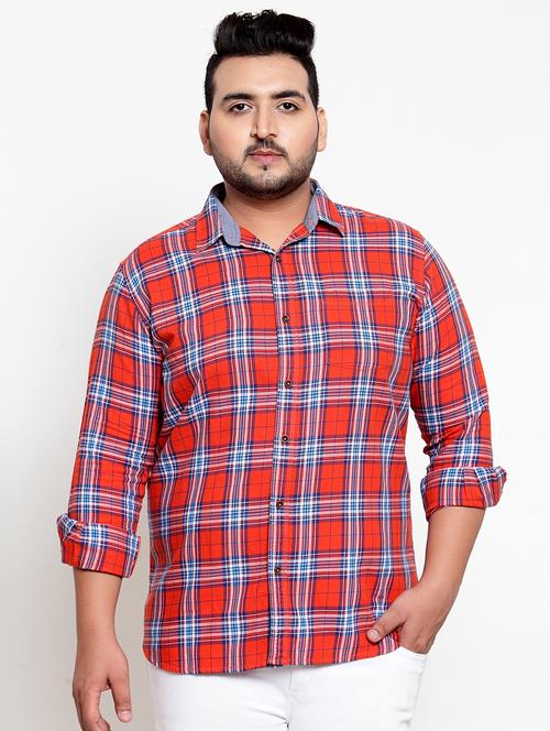 red checkered casual shirt - 16763630 - Very Small Image - 1