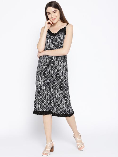 lace detail printed jumpsuit - 16764131 - Very Small Image - 1
