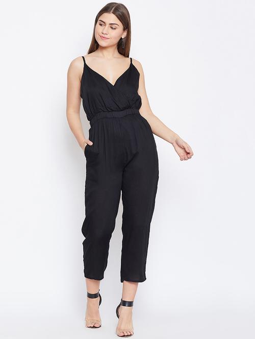 cami neck pocket detail jumpsuit - 16764151 - Very Small Image - 1