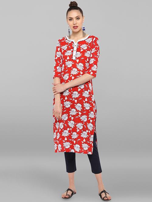 floral print kurta pant set - 16765171 - Very Small Image - 1