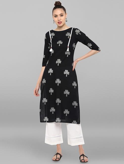 floral kurta palazzo set - 16765183 - Very Small Image - 1