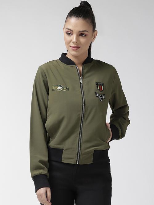 long sleeved quirky patch jacket - 16765260 - Very Small Image - 1