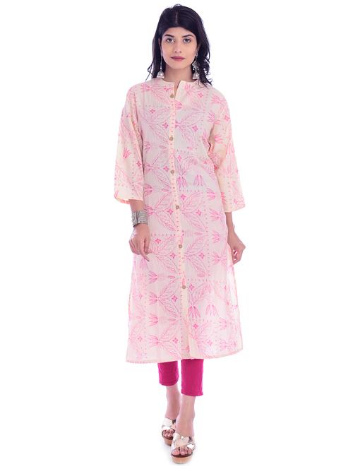 printed straight kurta - 16765608 - Very Small Image - 1