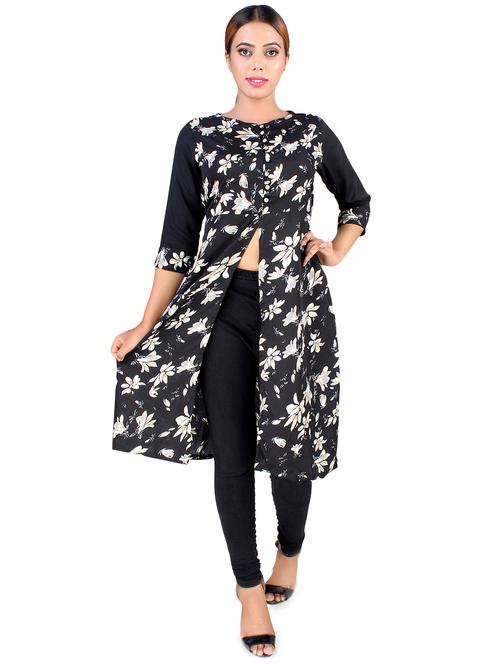 women's front slit kurta - 16766365 - Very Small Image - 1