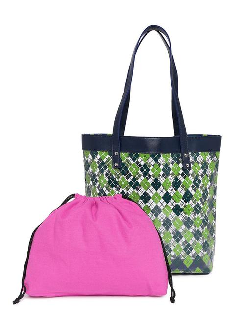 green leather regular handbag - 16766978 - Very Small Image - 1
