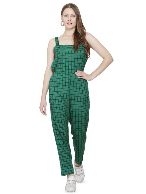 cami neck checkered jumpsuit - 16767562 - Very Small Image - 1