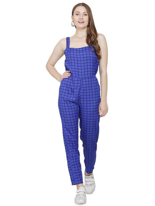 cami neck checkered jumpsuit - 16767565 - Very Small Image - 1