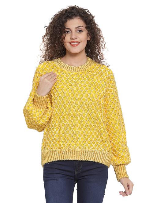 crew neck self designed pullover - 16767938 - Very Small Image - 1