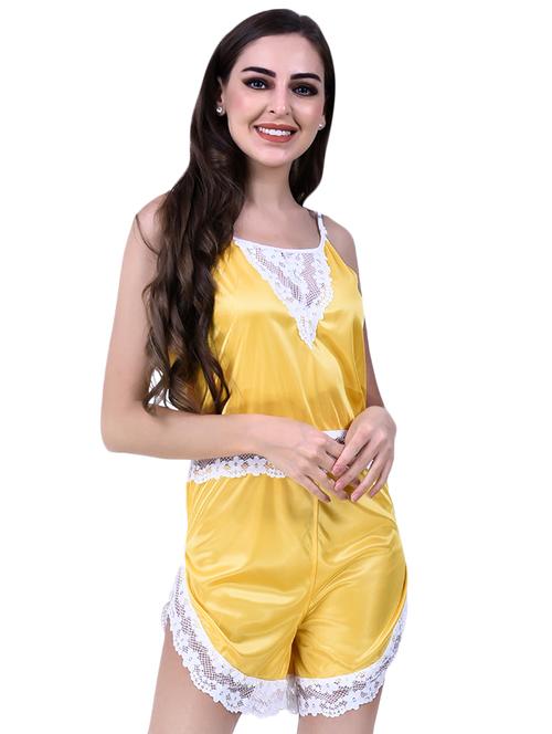 lace detail cami neck nightwear set - 16768096 - Very Small Image - 1
